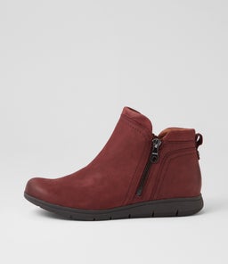 LIDIA ZIP BOOT C2 REDWOOD NUBUCK