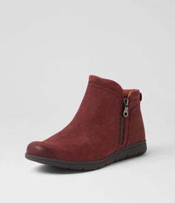 LIDIA ZIP BOOT C2 REDWOOD NUBUCK