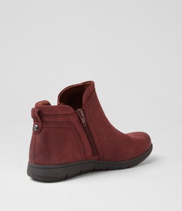 LIDIA ZIP BOOT C2 REDWOOD NUBUCK