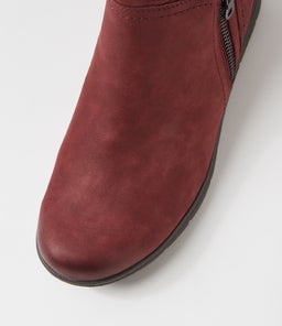 LIDIA ZIP BOOT C2 REDWOOD NUBUCK