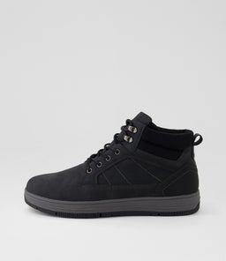 Evo Black Smooth Lace Up Boots Evo Black Smooth Lace Up Boots
