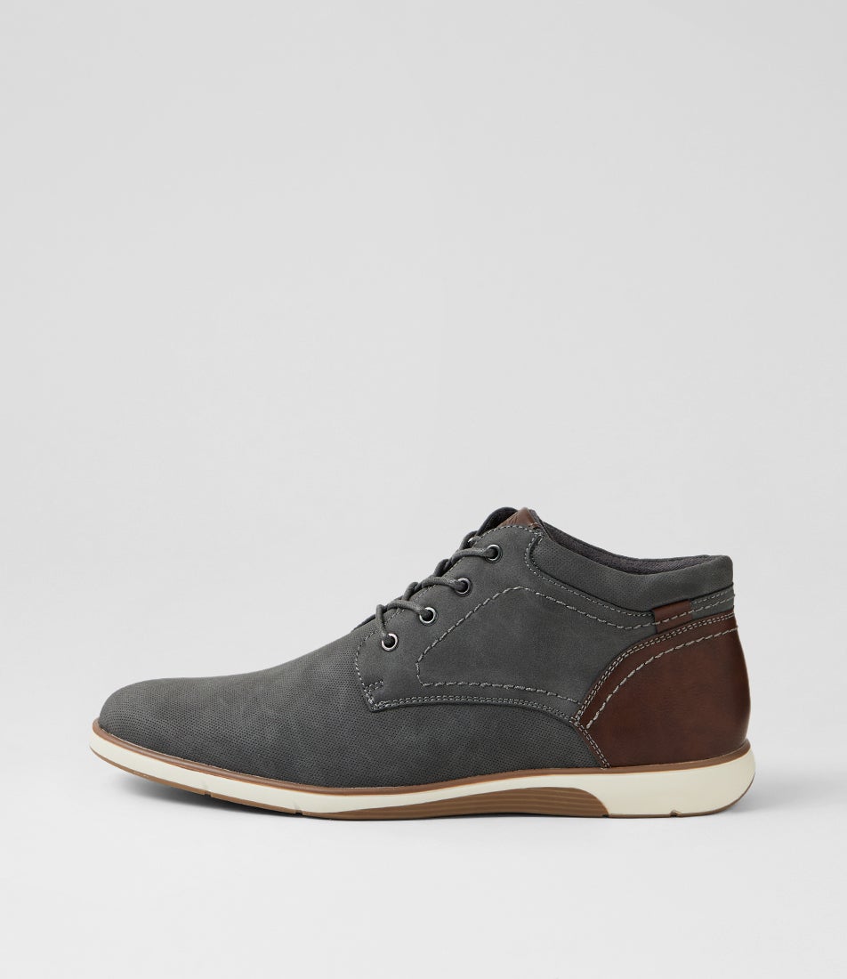 Deli Grey Lace Up Boots Deli Grey Lace Up Boots