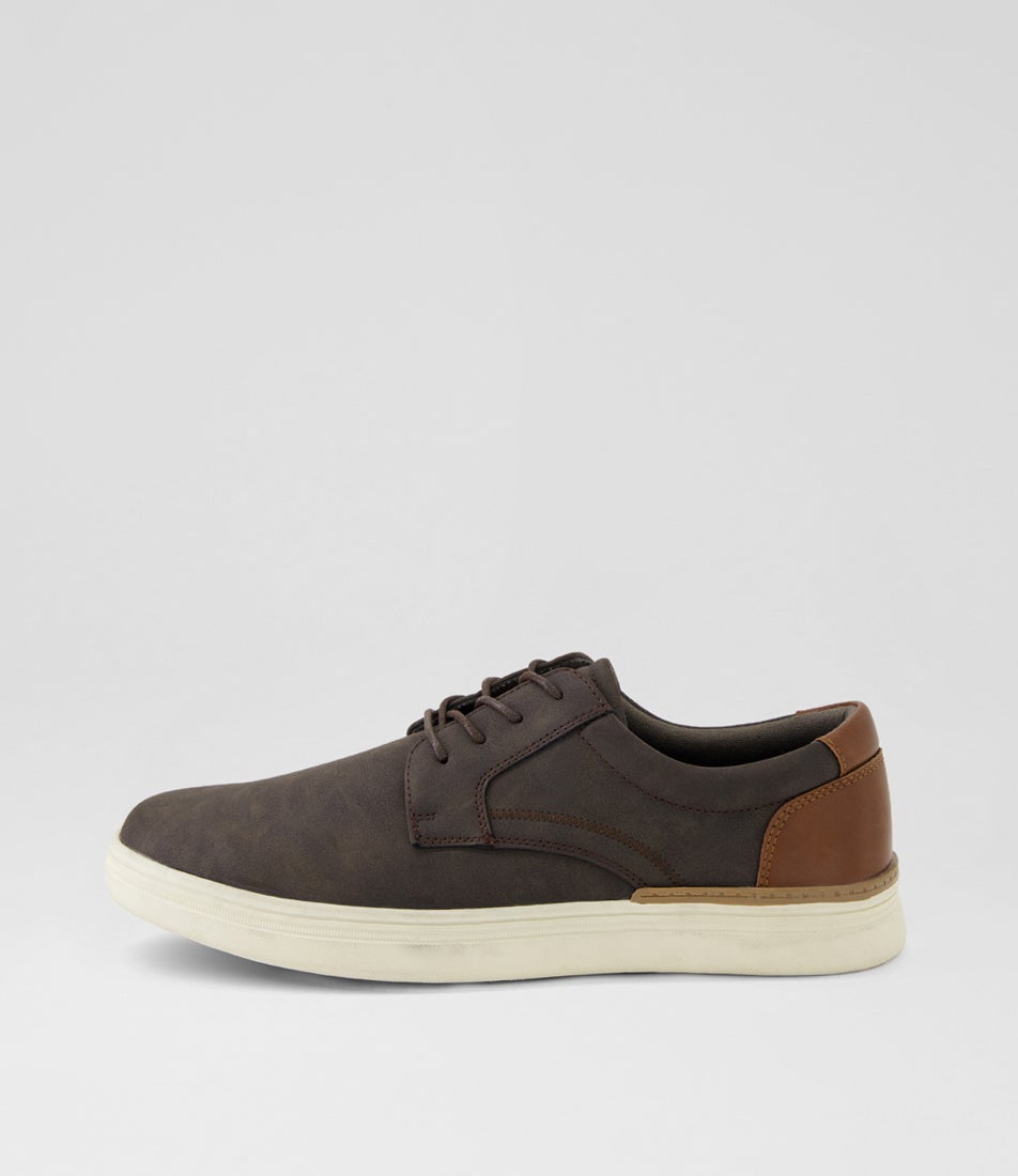 Borg Brown Lace Up Flats Borg Brown Lace Up Flats