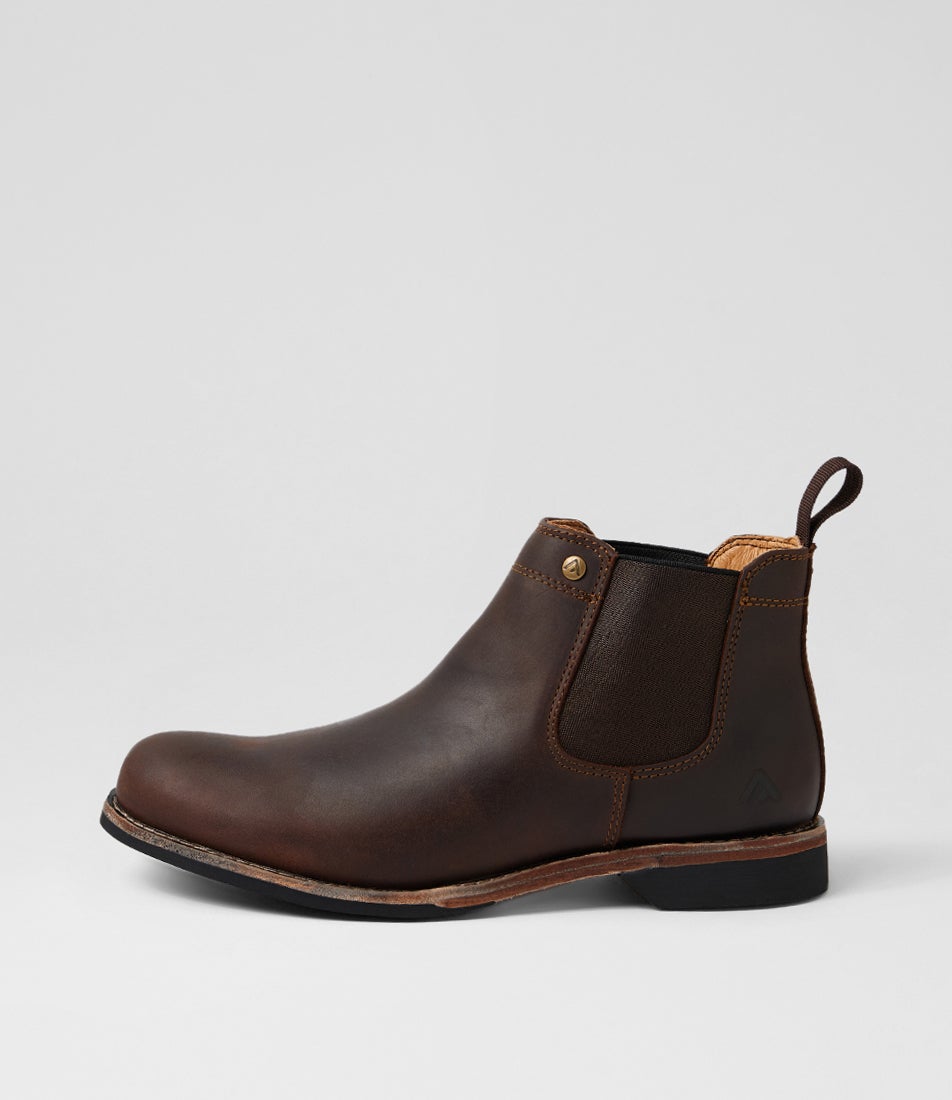 Ritter Brown Leather Chelsea Boots