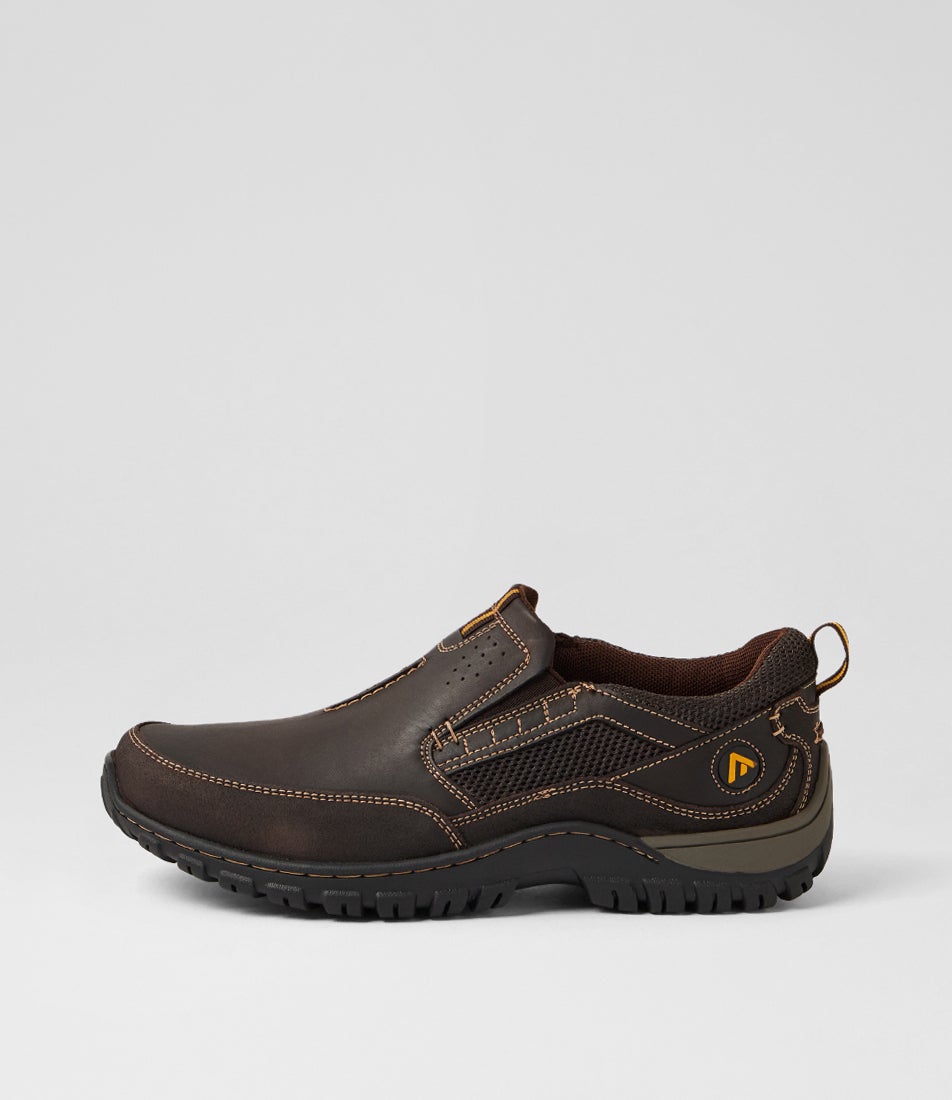 Tesler Dark Brown Leather Flat Shoes Tesler Dark Brown Leather Flat Shoes