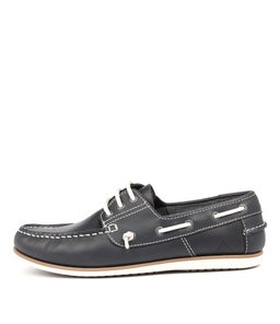 C TIDE NAVY LEATHER