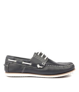 C TIDE NAVY LEATHER