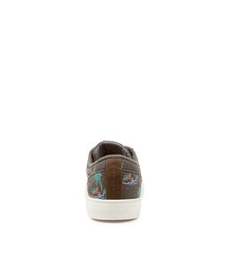 C ALBATROSS GREY PALM PRINT CANVAS