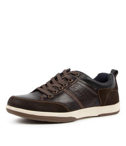 C VICTOR DK BROWN PULL UP LEATHER