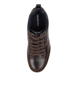C VICTOR DK BROWN PULL UP LEATHER