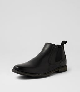 C MILLS BLACK LEATHER