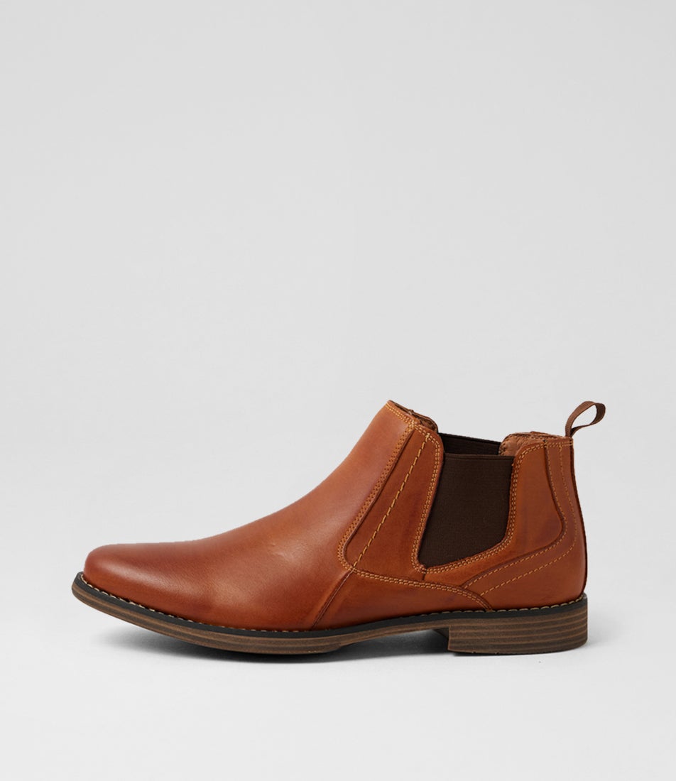 Mills Tan Leather Ankle Boots Mills Tan Leather Ankle Boots