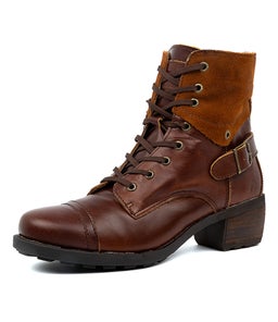 DOWNTOWN CF DARK TAN LEATHER