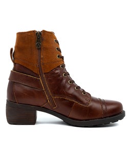 DOWNTOWN CF DARK TAN LEATHER