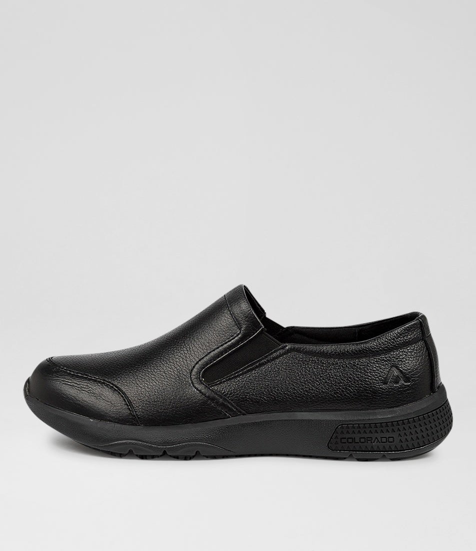 Durin Black Leather Flat Shoes Durin Black Leather Flat Shoes