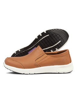 DURIN CF DK TAN WHITE SOLE LEATHER