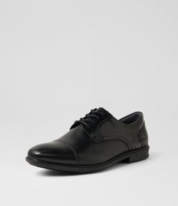 C PAUL BLACK LEATHER