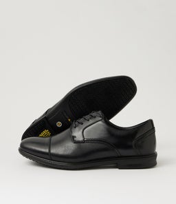 C PAUL BLACK LEATHER