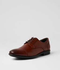 C PAUL DARK TAN LEATHER