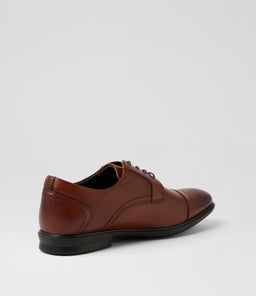 C PAUL DARK TAN LEATHER