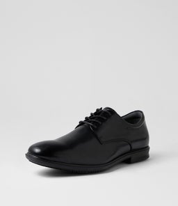 C PERCY CF BLACK LEATHER