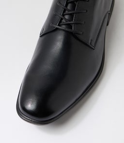 C PERCY CF BLACK LEATHER