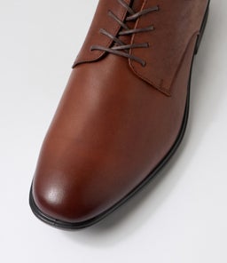 C PERCY CF DARK TAN LEATHER