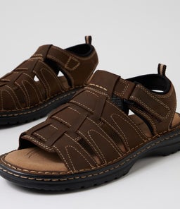 HOOK CF BROWN CRAZYHORSE LEATHER