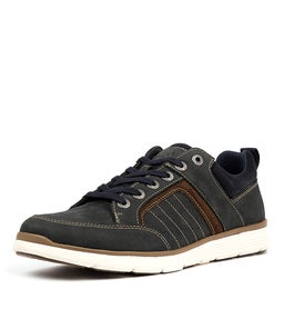 YABBY CF NAVY LEATHER