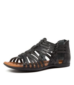 KIWI CF BLACK LEATHER