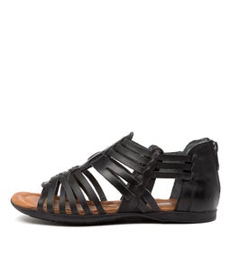 KIWI CF BLACK LEATHER