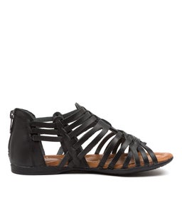 KIWI CF BLACK LEATHER
