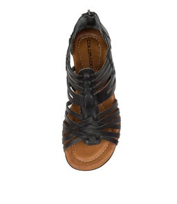 KIWI CF BLACK LEATHER