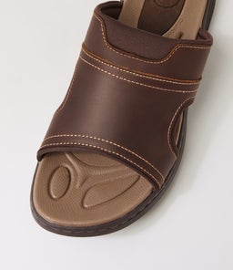 DALLAS CF DARK BROWN CRAZYHORSE LEATHER