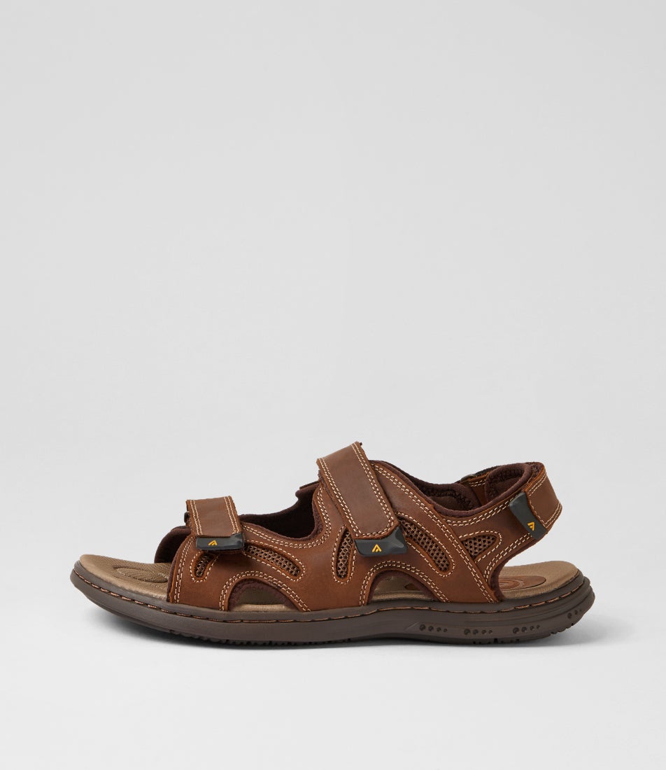 Darwin Dark Brown Crazyhorse Leather Sandals Darwin Dark Brown Crazyhorse Leather Sandals