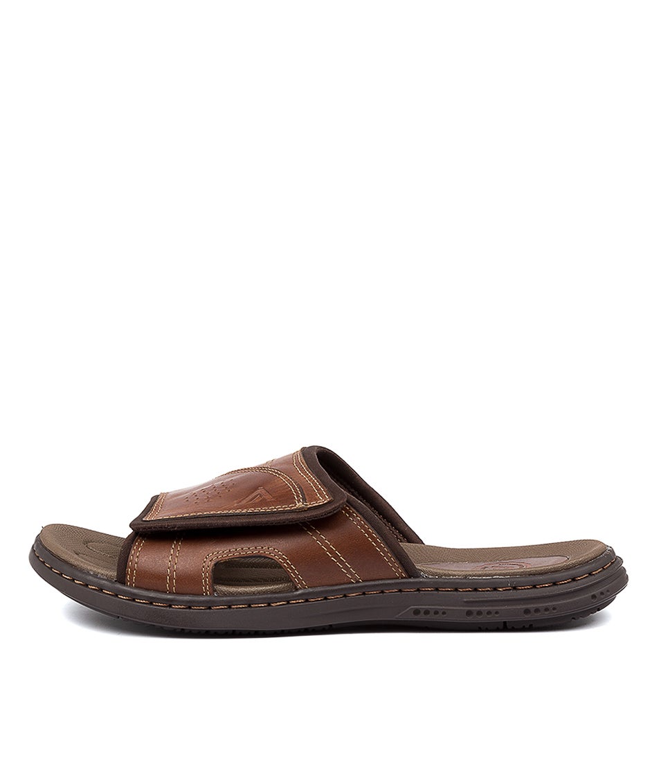 Duke Dark Tan Leather Thongs Duke Dark Tan Leather Thongs