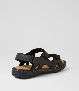 SURMON CF BLACK TUMBLE LEATHER