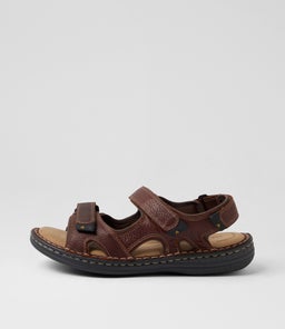 SURMON CF DARK BROWN TUMBLE LEATHER