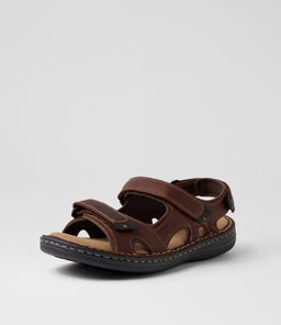 SURMON CF DARK BROWN TUMBLE LEATHER