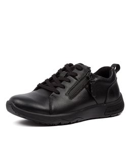 DECKER CF BLACK LEATHER