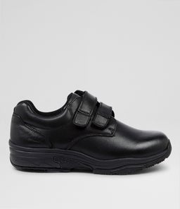 HYBRID JNR E VEL CF BLACK LEATHER