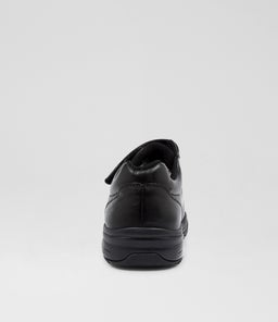 HYBRID JNR E VEL CF BLACK LEATHER