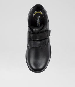 HYBRID JNR E VEL CF BLACK LEATHER