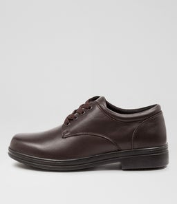 Solar Senior Brown Leather Lace Up Shoes Solar Senior Brown Leather Lace Up Shoes