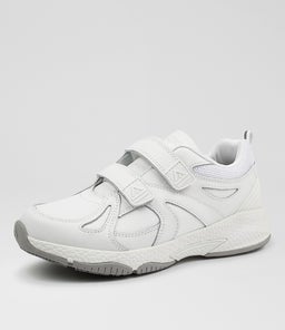 TEMPO JNR ADJ CF WHITE LEATHER