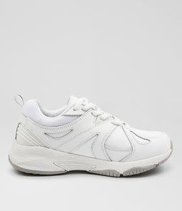 TEMPO JNR LACE CF WHITE LEATHER