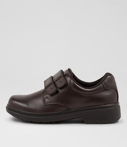 Roar Junior E Brown Leather Adjustable Shoes Roar Junior E Brown Leather Adjustable Shoes