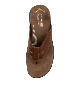 INCARA CF BROWN TUMBLE LEATHER