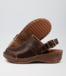 NILIYA CF DK TAN LEATHER