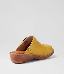 NILIYA CF MUSTARD LEATHER